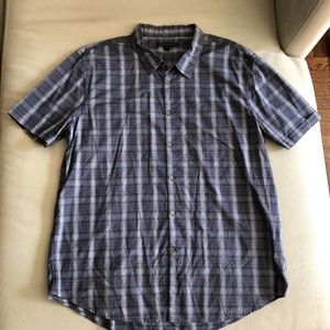 JOHN VARVATOS STAR U.S.A. Plaid Cotton Shirt XXL